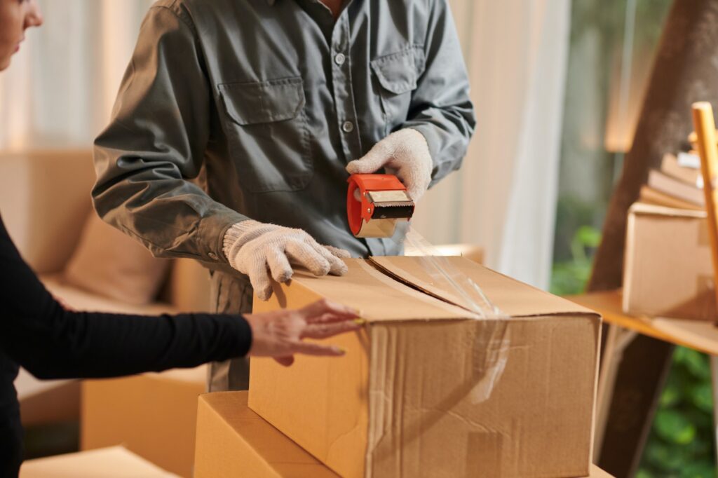 Sealing Boxes with Personal Items